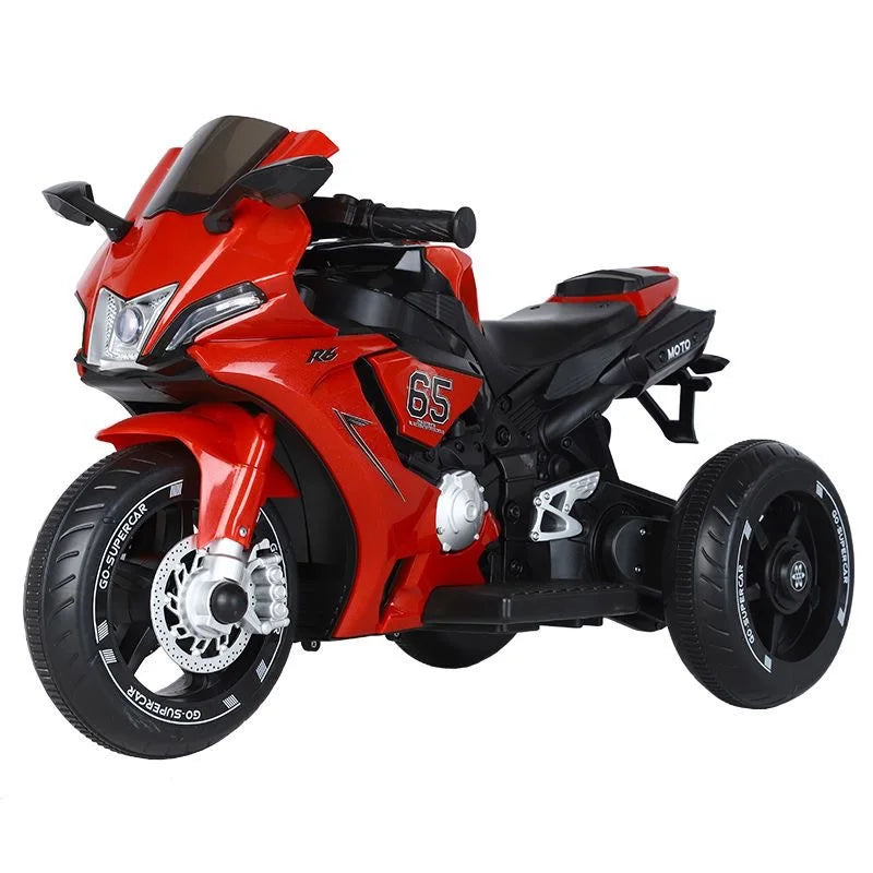 6V Load 30KG Children'S Dual Drive Large Ride on Remote Controlled Toy Charging Battery Motorcycle